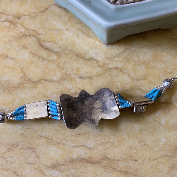 Vintage turquoise bracelet - Picture 4 of 6